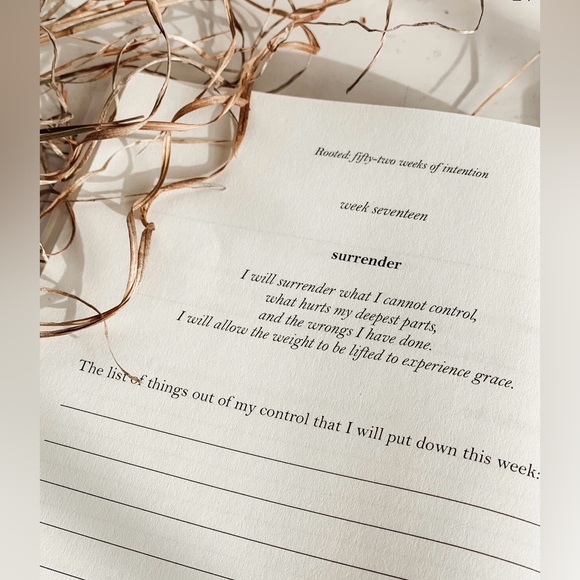 NEW Hawaiian rooted journal: fifty-two weeks of intention - Picture 2 of 7